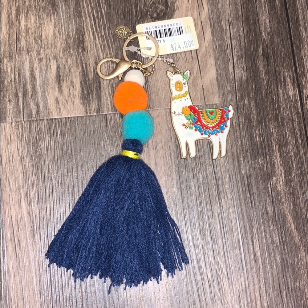 Natural Life Llama Keychain